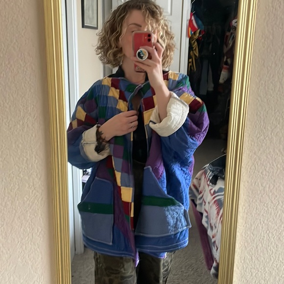 Antique quilt coat - Picture 1 of 4